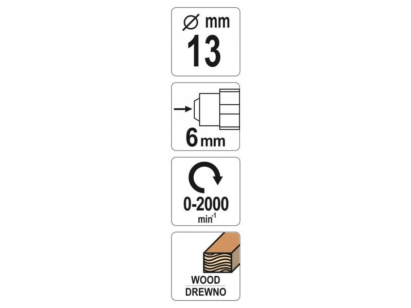 YATO Turbo-cutter pentru lemn 13 mm