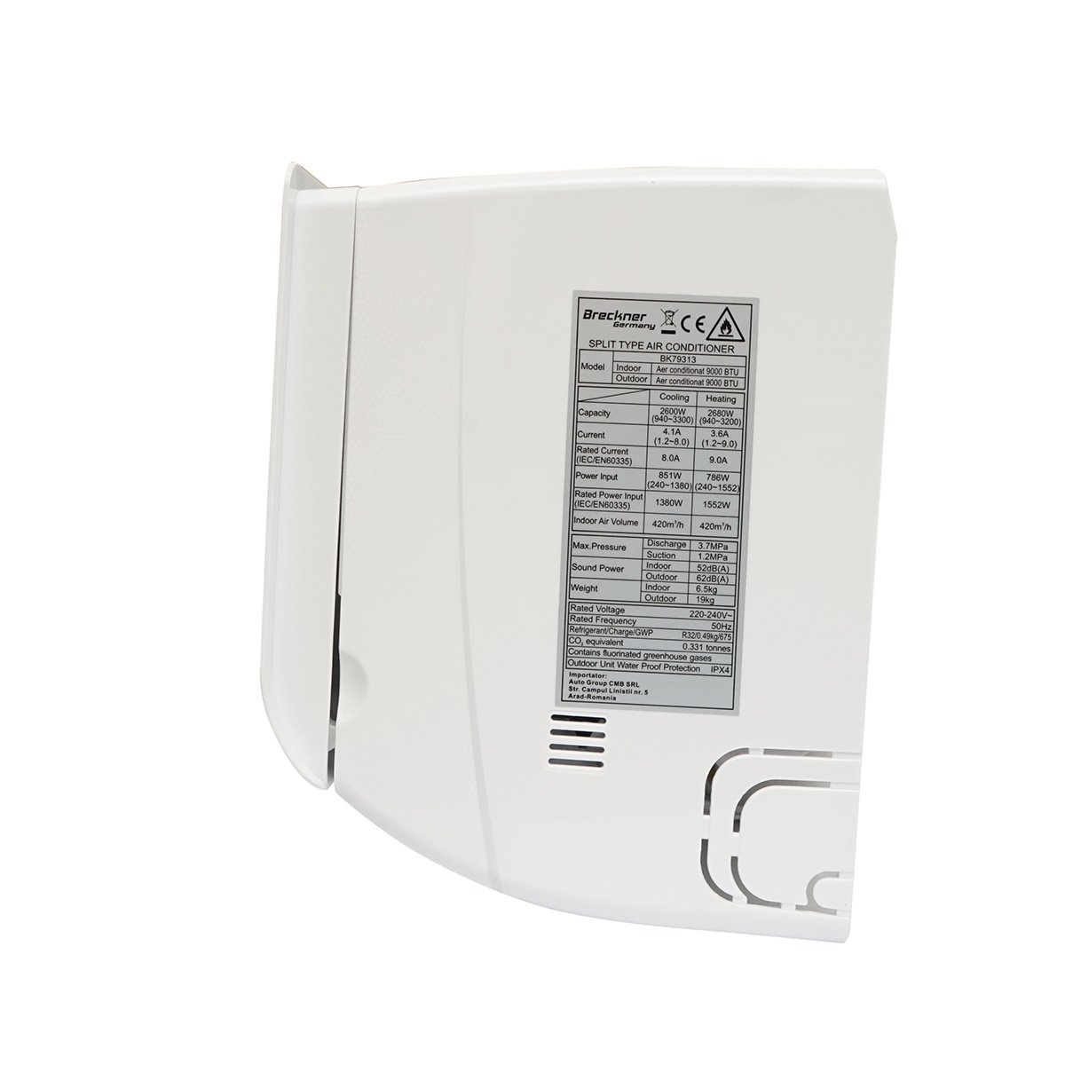 Aparat de aer conditionat inverter 9000 BTU, clasa energetica A++/A+, functie incalzire, dezumidificare, I feel, Wi-Fi, aplicatie Smart Life, kit instalare inclus TCL, Cod: BK79313, Brand: BRECKNER GERMANY