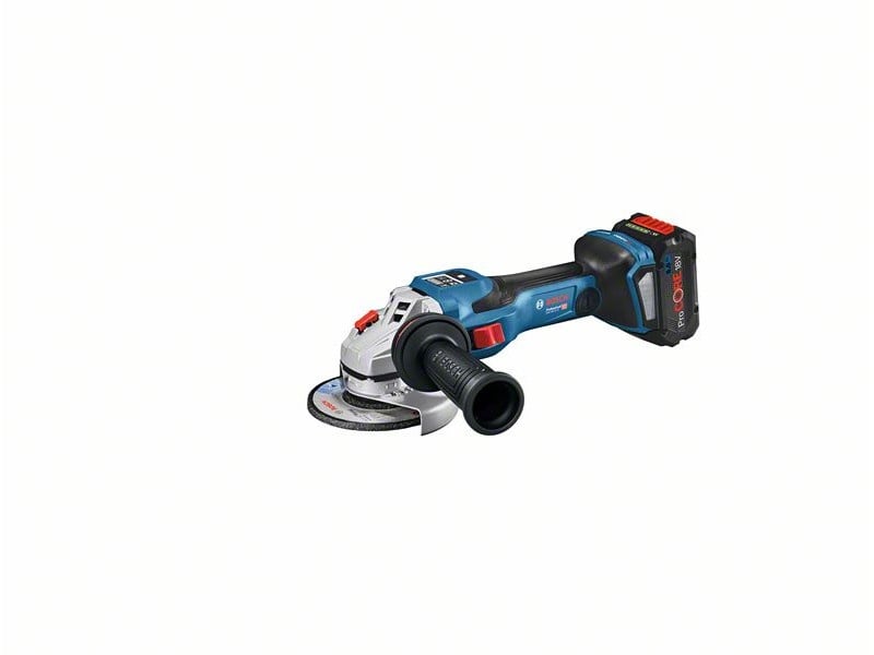 BOSCH BITURBO polizor unghiular fără fir 125 mm GWS 18V-15 SC în L-Boxx (2 baterii 8.0 Ah + încărcător rapid)