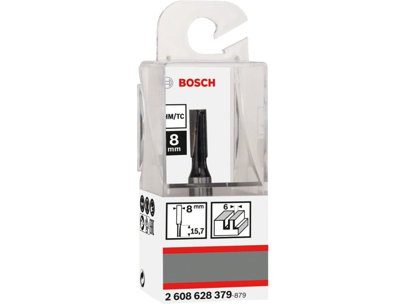 BOSCH Freză cu muchii drepte din carbură 6.0 x 15.7 x 48 x 8 mm