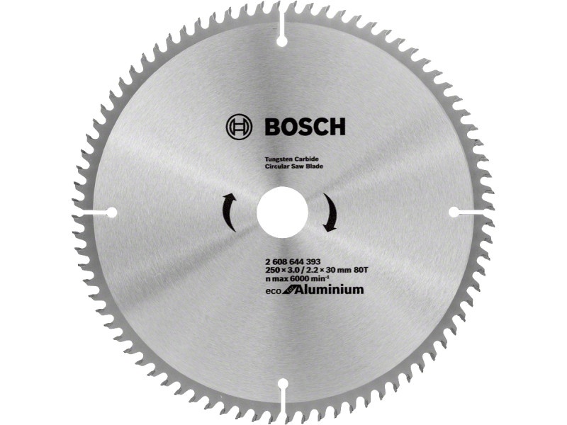 BOSCH Lamă de ferăstrău pentru aluminiu 250 x 30 x 3,0 mm / 80T