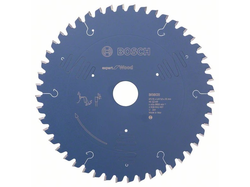 BOSCH Lamă de ferăstrău pentru lemn 216 x 30 x 2,4 mm / 48T Expert for Wood