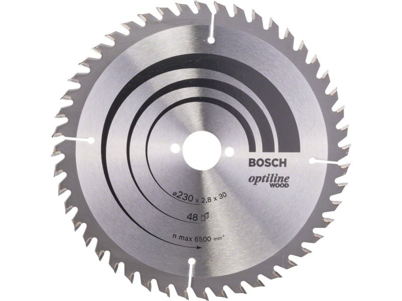 BOSCH Lamă de ferăstrău pentru lemn 230 x 30 x 2,8 mm / 48T Optiline Wood ATB