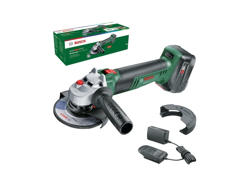 BOSCH polizor unghiular fără fir 125 mm UniversalGrind 18V-75 (1 x baterie 4.0 Ah + încărcător)