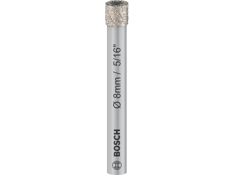 BOSCH PRO Foreză diamantată uscată 8 x 66 mm cu mâner cilindric