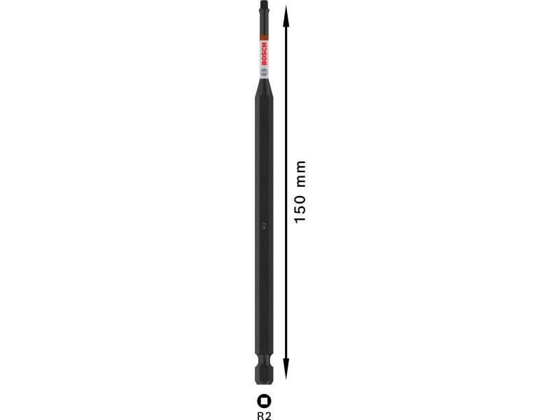 BOSCH PRO Impact bithegy R2 x 150 mm 1/4" Hex Robertson