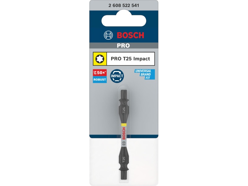 BOSCH PRO Vârf bit de impact cu capăt dublu T25 x 65 mm - 2 | YEO