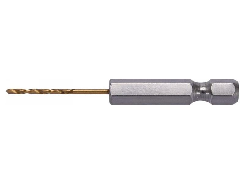 Burghiu YATO 1,5 x 63/18 mm HSS-TiN cu suport pentru burghiu