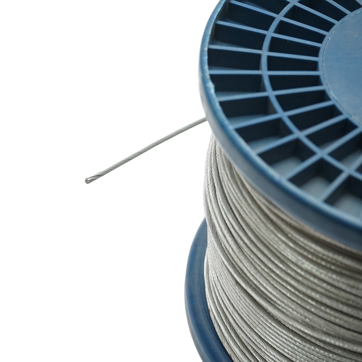 Cablu otel galvanizat fi 2mm, foc 1x19, sarcina maxima 80Kg, 250m/rola, greutate 4.8Kg, Cod: DISSW39 - 2 | YEO
