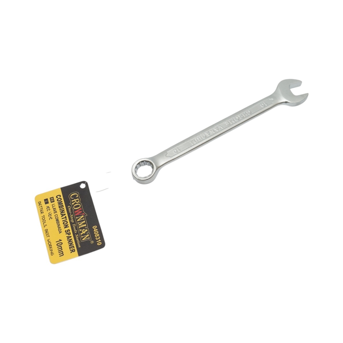 Cheie combinata fixa si inelara 10mm Cr-V , Cod: DISUF27, Crownman - 2 | YEO
