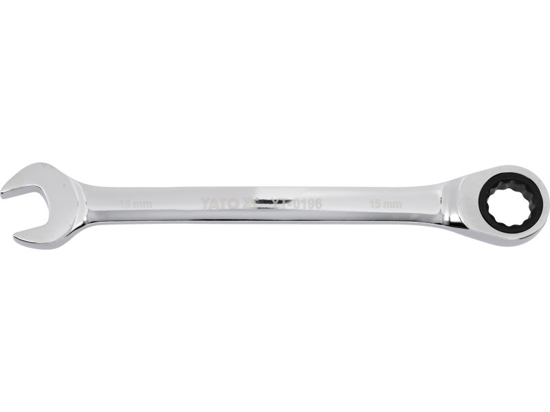 Cheie cu clichet YATO Star 15 mm / 200 mm 72T CrV - 3 | YEO