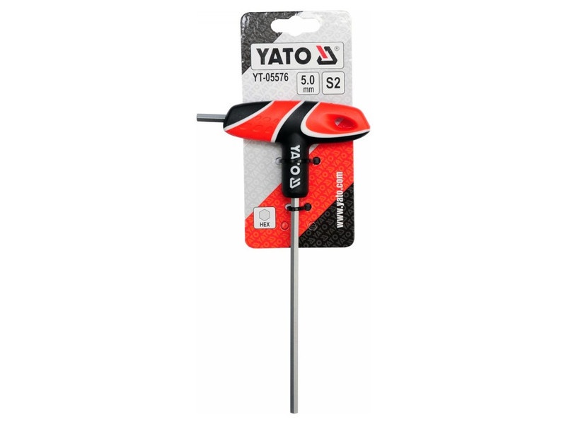 Cheie în T YATO Imbus 5,0 mm / 17 x 140 mm S2 - 1 | YEO