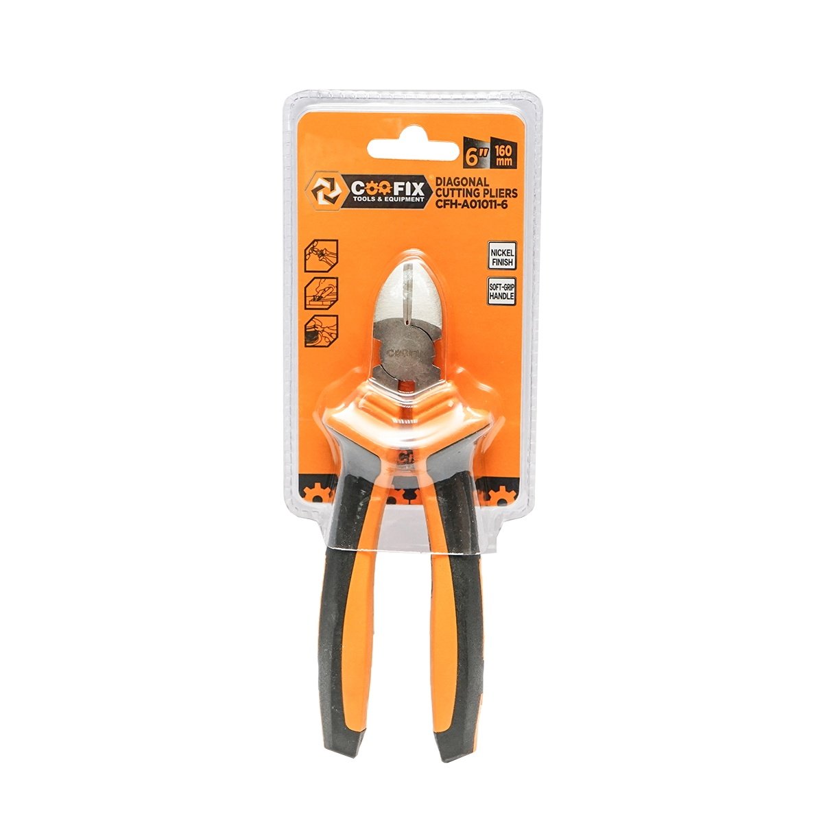 Cleste sfic cu tais lateral 160mm profesional cu finisaj nichelat, Cod: BK89523, Brand: COOFIX