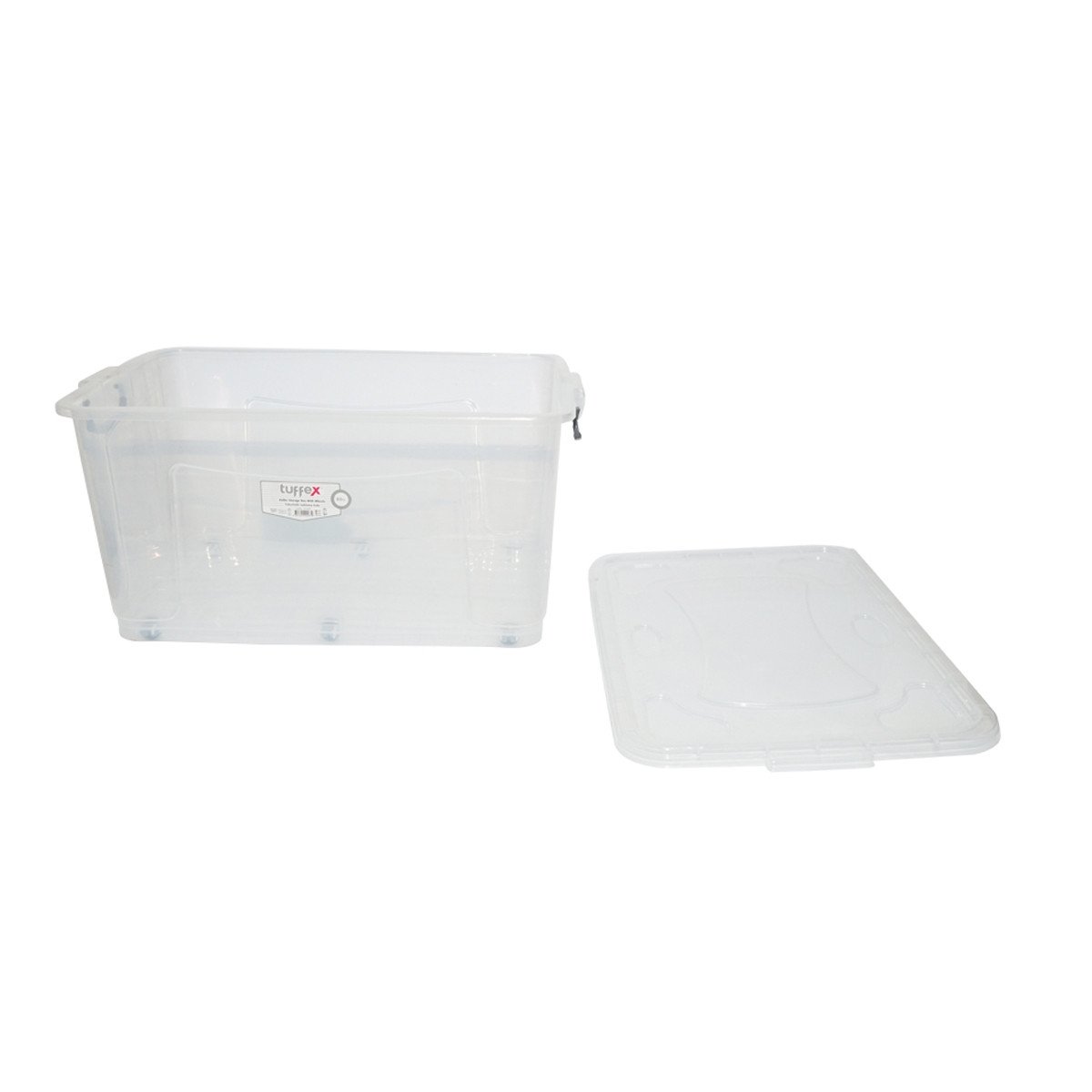 Cutie depozitare 80L cu capac si roti din plastic transparenta 725x470x360mm Cod: DISLK09, Breckner Germany - 3 | YEO