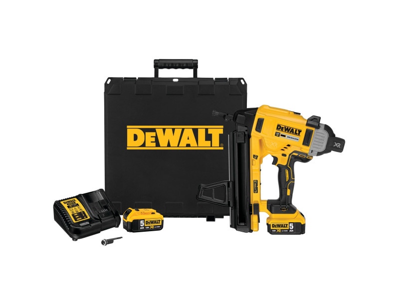 DEWALT Pistol de bătut cuie pentru beton fără fir 18 V (2 baterii 5.0 Ah + încărcător) DCN890P2 - 1 | YEO