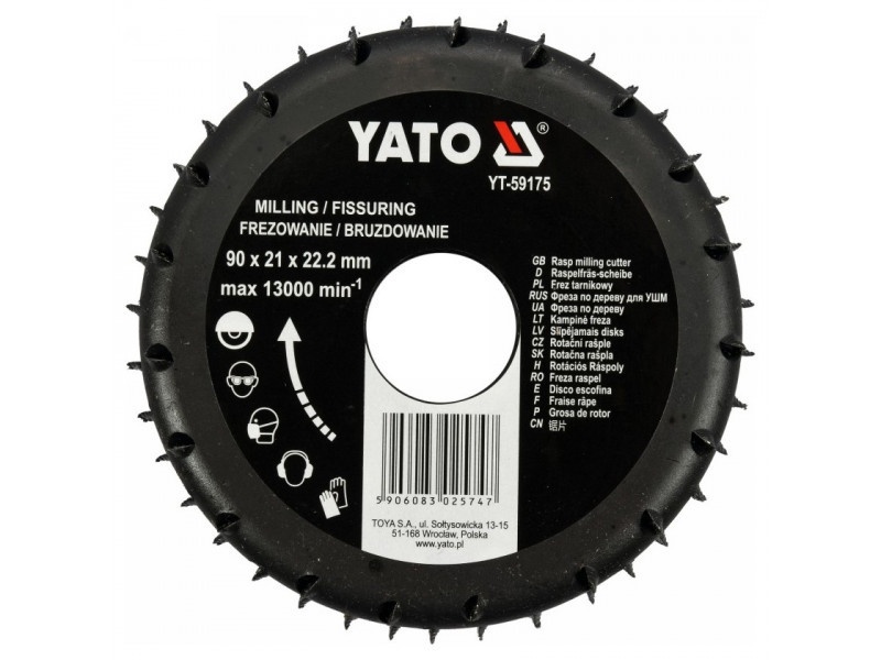 Disc pentru mop YATO 90 x 21 x 22,2 mm