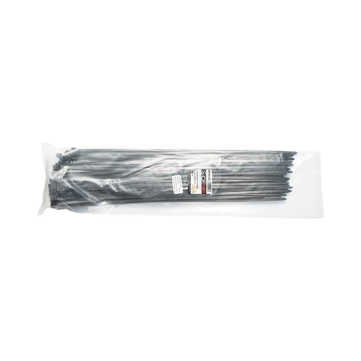 Faseta, colier plastic 4.8x380mm, negru, set 100buc, Cod: BK80305, Brand: BRECKNER GERMANY