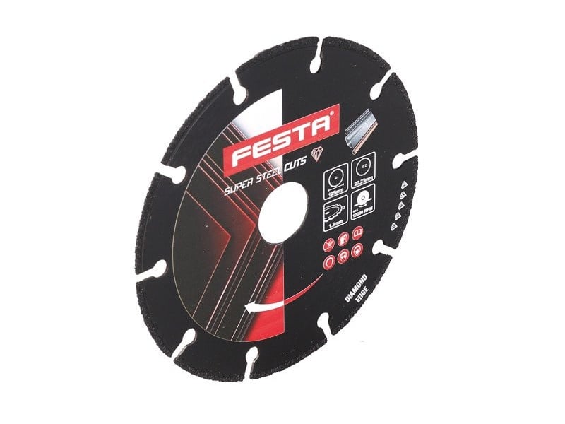 FESTA Disc de tăiere diamantat 125 x 1,3 x 22,5 mm segmentat