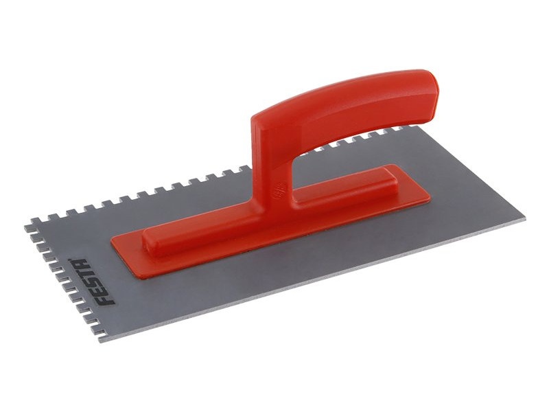 FESTA Mistrie din plastic ABS 280 x 140/3 mm zimțată 6 x 6