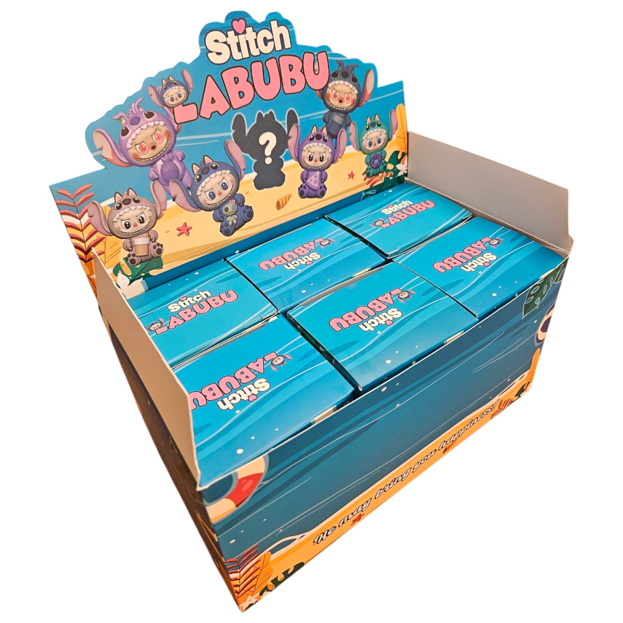 Figurină Stitch Labubu – Mystery Box, Model Aleator