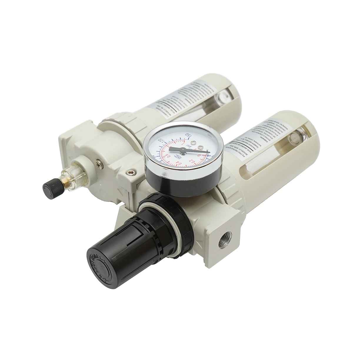 Filtru aer si ungator cu regulator de presiune max. 1 MPa, racord 1/2, Cod: DISPK09,