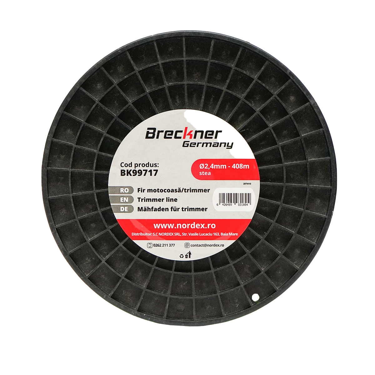 Fir stea pentru motocoasa, 2.4 mm x 408 m, Cod: BK99717, Brand: BRECKNER GERMANY