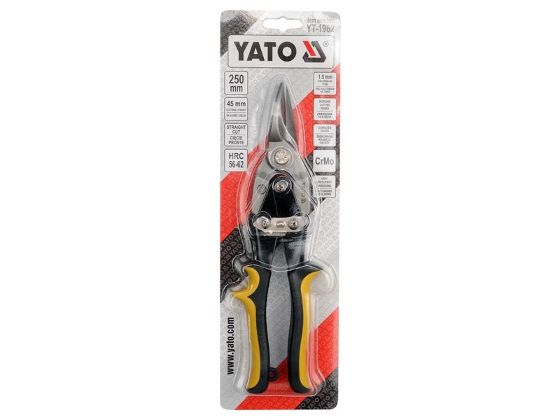 Foarfece de tăiat plăci YATO 250 mm drept - 1 | YEO