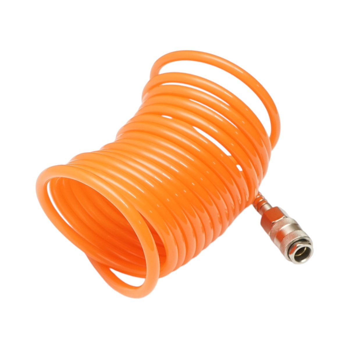 Furtun aer comprimat spiralat 5m, Ø 5mm, cupla rapida 1/4 , Cod: BK76308 - 1 | YEO