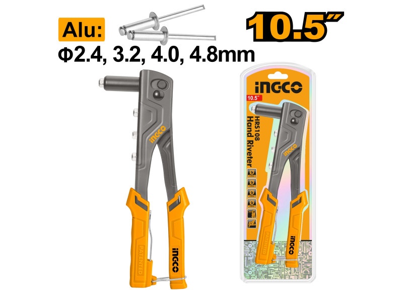 INGCO Clește manual pentru nituri pop 2,4-4,8 mm 260 mm