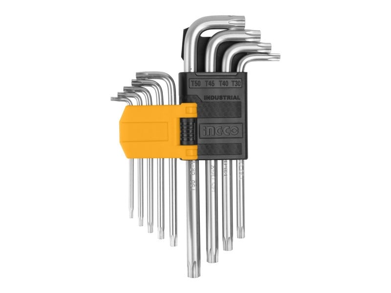 INGCO Set de chei Torx 9 piese T10-T50 S2 - 3 | YEO