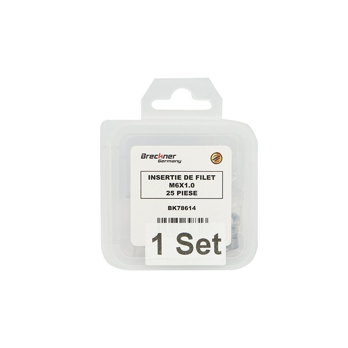 Insertie spiralata pentru reparat filete M6x1.0mm 25 piese, Cod: BK78614, Brand: BRECKNER GERMANY - 3 | YEO