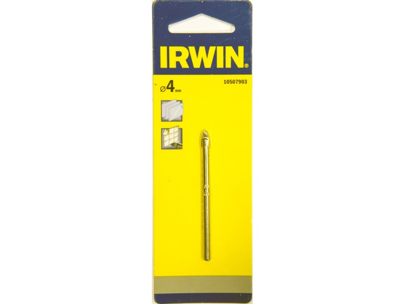 IRWIN Burghiu pentru sticlă și faianță 4 mm cilindric - 2 | YEO