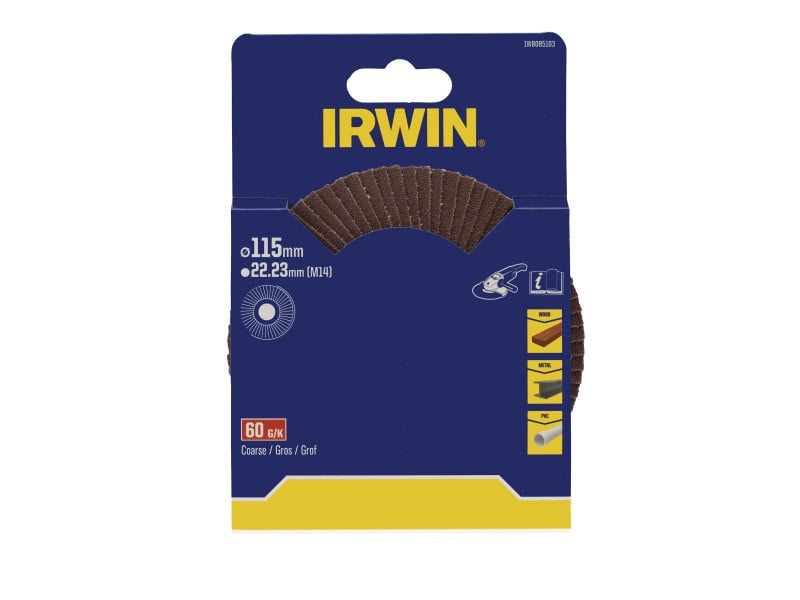 IRWIN Disc cu clape 115 x 22 mm P60