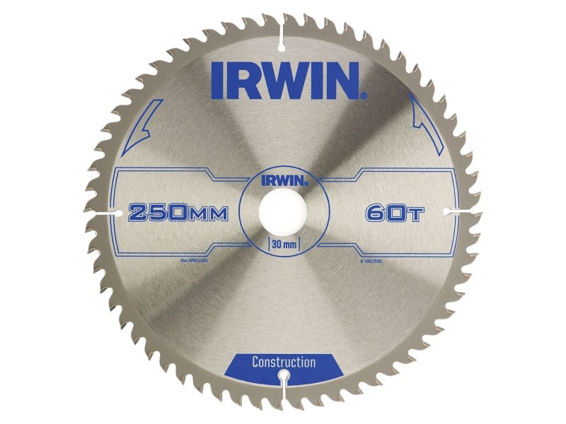 IRWIN Lamă de ferăstrău pentru lemn 250 x 30 mm / 60T - 1 | YEO