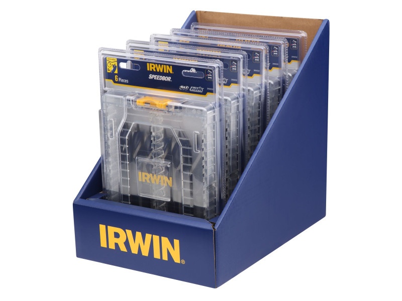 IRWIN Set de burghie plate pentru lemn 6 bucăți Bit Blue Groove 6x (16-32 mm) - 3 | YEO