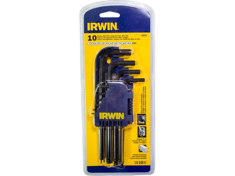 IRWIN Set de chei Allen cu cap sferic 10 piese (1,5-10 mm)