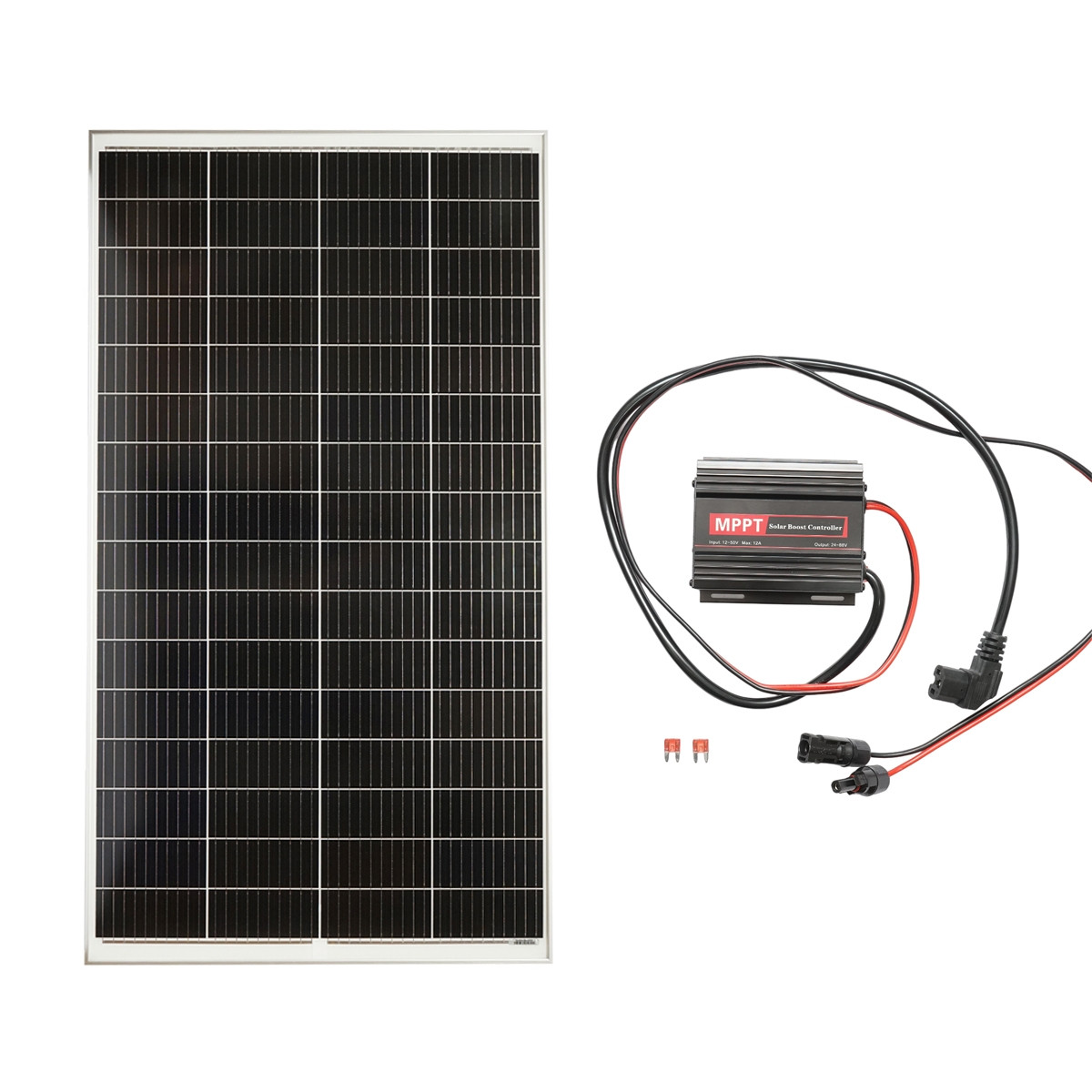 Kit incarcare triciclu electric cu panou solar fotovoltaic 200W si controler MPPT 12A, 12-50V, Cod: BK81013, Brand: BRECKNER GERMANY