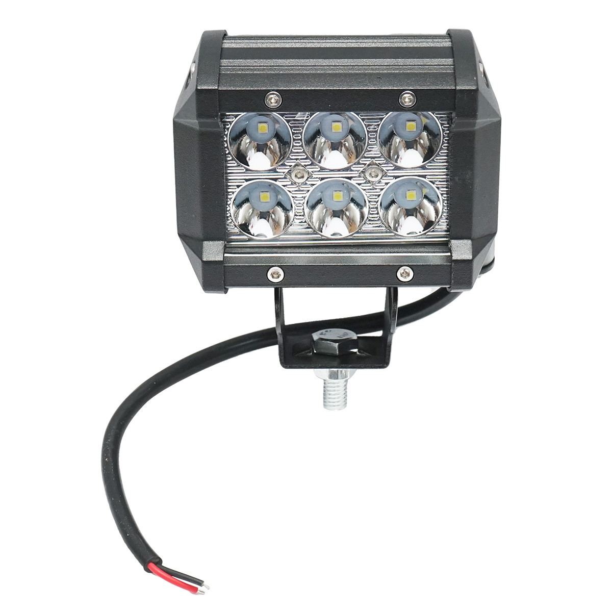 Lampa cu 6 LED-uri 10-30V 18W unghi radiere 30 de grade tip spot 4/9.8cm 6000K IP67, Cod: BK69013S, Brand: BRECKNER GERMANY