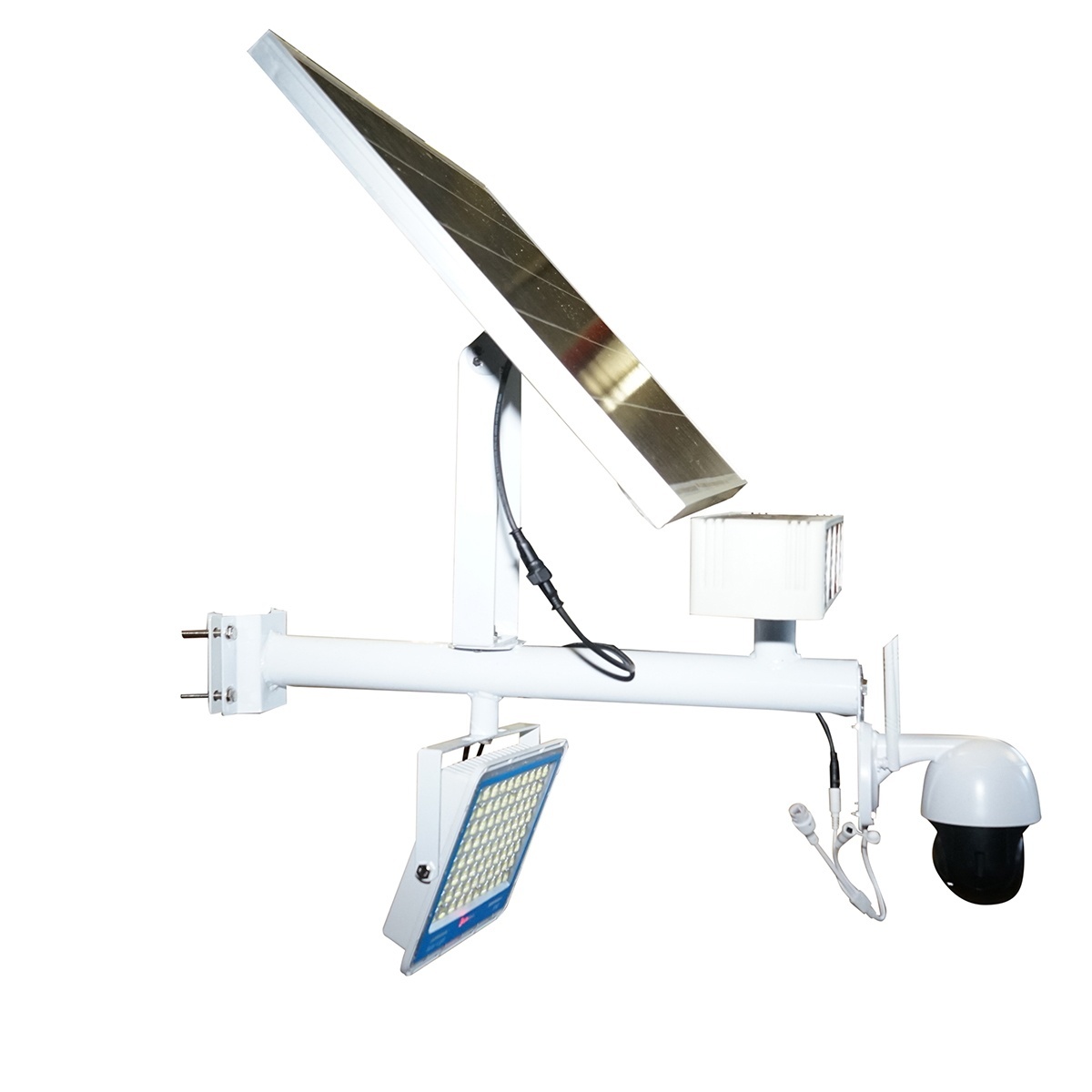 Lampa LED 300W cu panou solar 60W, baterie 14000mAh si camera supraveghere WIFI cu alarma , Cod: BK69682, Brand: BRECKNER GERMANY - 3 | YEO