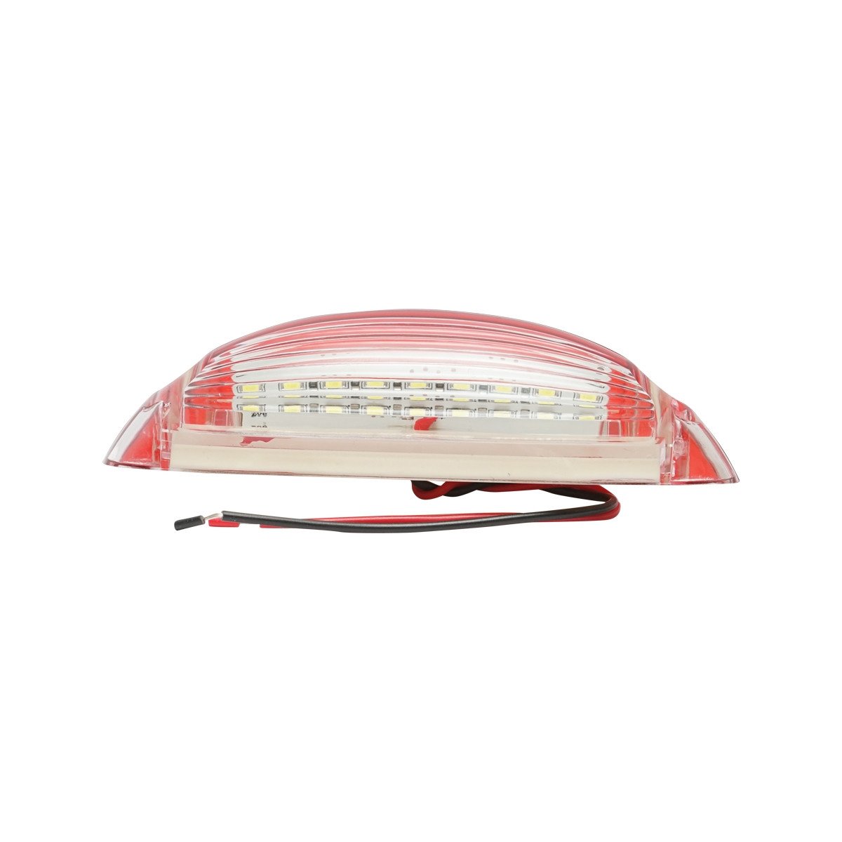 Lampa pozitie rosu-alb led 125mm 12-24V, Cod: BK69501, Brand: BRECKNER GERMANY