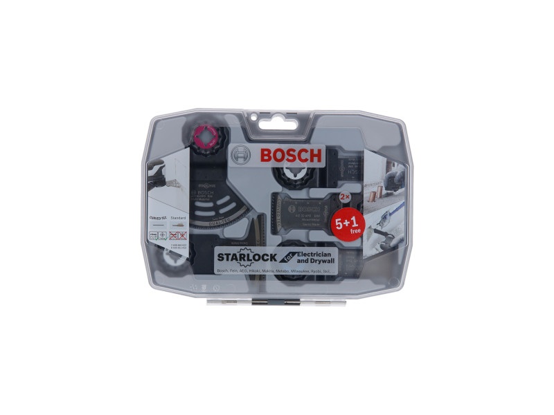 Mașină multifuncțională fără fir BOSCH Set Starlock din 6 piese (instalații electrice, gips-carton) - 1 | YEO