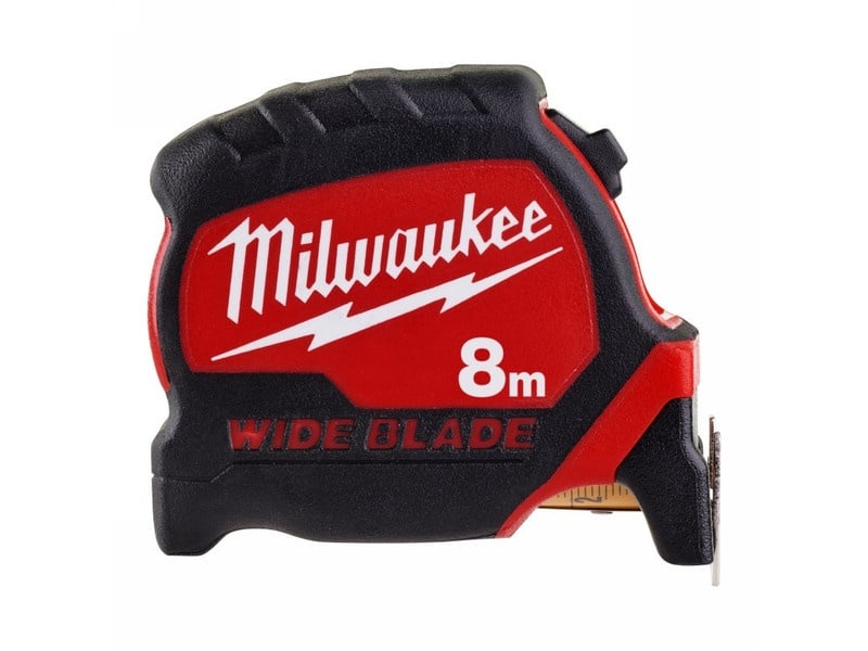 MILWAUKEE Bandă de măsurat 8 m x 33 mm lățime premium