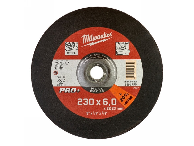 MILWAUKEE Disc de curățare 230 x 6,0 x 22 mm SG27 PRO+