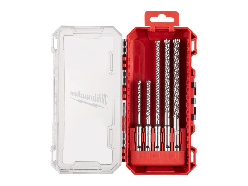 MILWAUKEE Set de burghie pentru roci 5 piese MX4 SDS-Plus