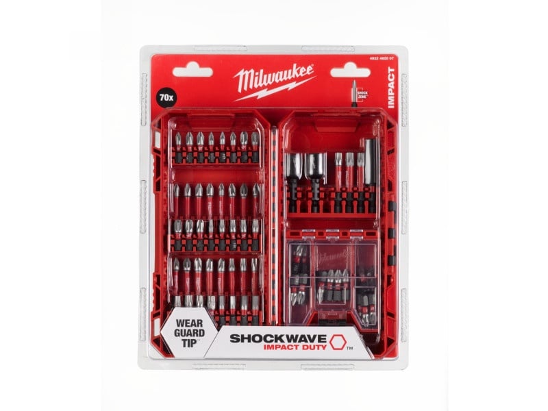 MILWAUKEE Set de șurubelnițe 70 piese Shockwave™ Impact Duty™ - 1 | YEO