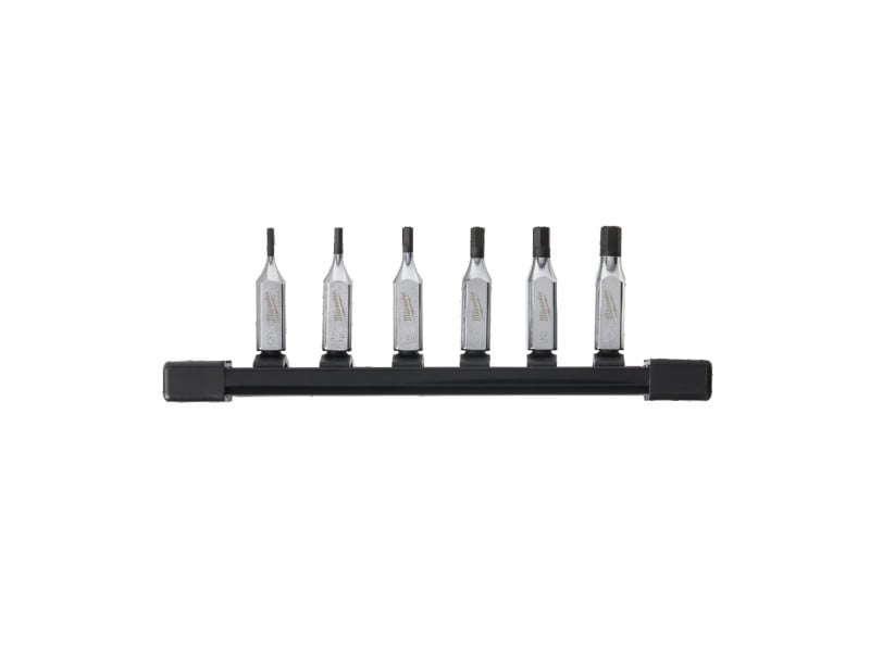 MILWAUKEE Șurub cheie soclu set 6 piese 1/4"