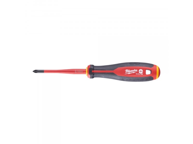 MILWAUKEE Șurubelniță PH1/SL1 x 80 mm până la 1000 V izolată Tri-Lobe