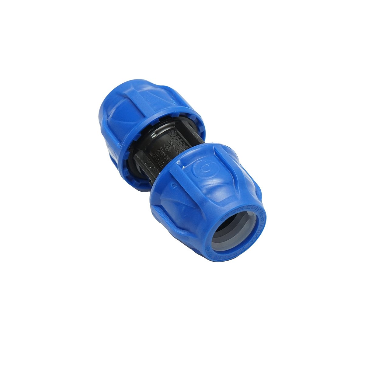 Mufa compresiune egala D20x20mm, PN16 pentru sisteme irigatii, Cod: DISMW79,Brand: Poelsan - 1 | YEO