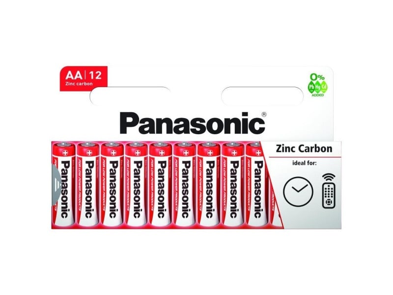 PANASONIC Baterie AA/pencil zinc-mangan 1,5 V (12 buc)