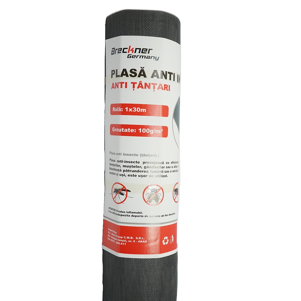 Plasa anti insecte (tantari) 100 gr/mp, 1x30m, Cod: BK78860, Brand: BRECKNER GERMANY - 1 | YEO